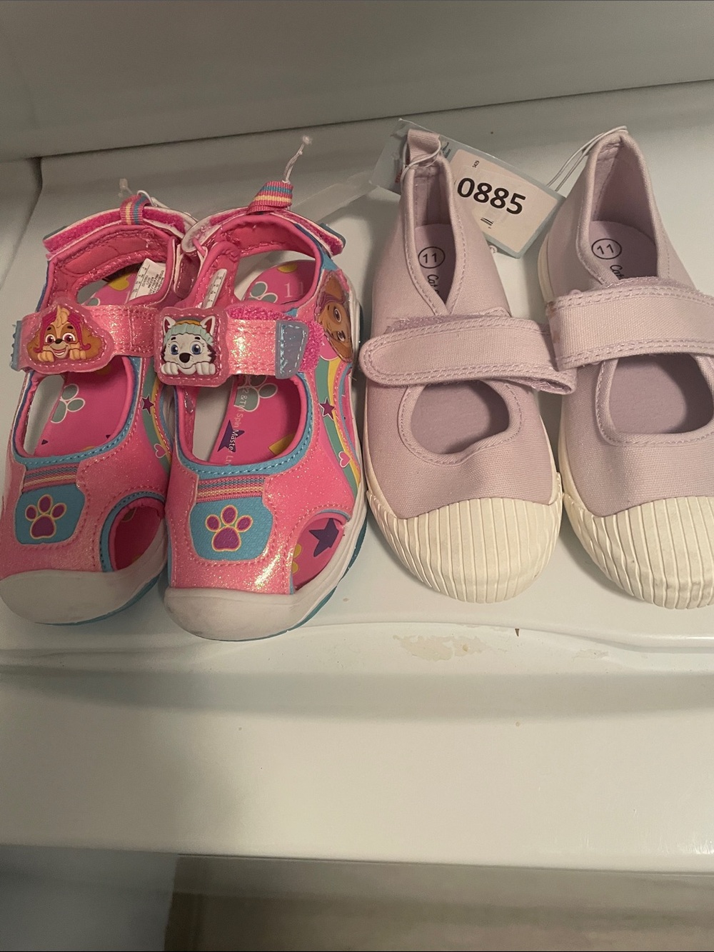 Paw Patrol Bright Pink Toddler Hook-and-Loop Sandals